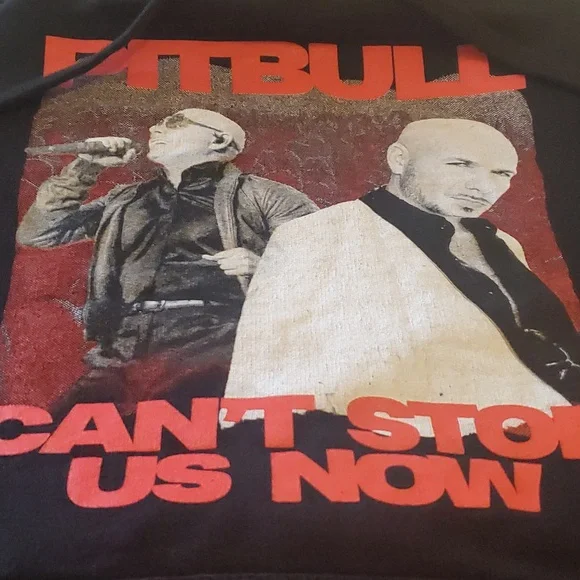 Pitbull Concert Sweater Hoodie Tour Timeless Miami Cant Stop Us Now Pullover - Picture 6 of 7